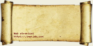 Bojana Damjanović vizit kartica